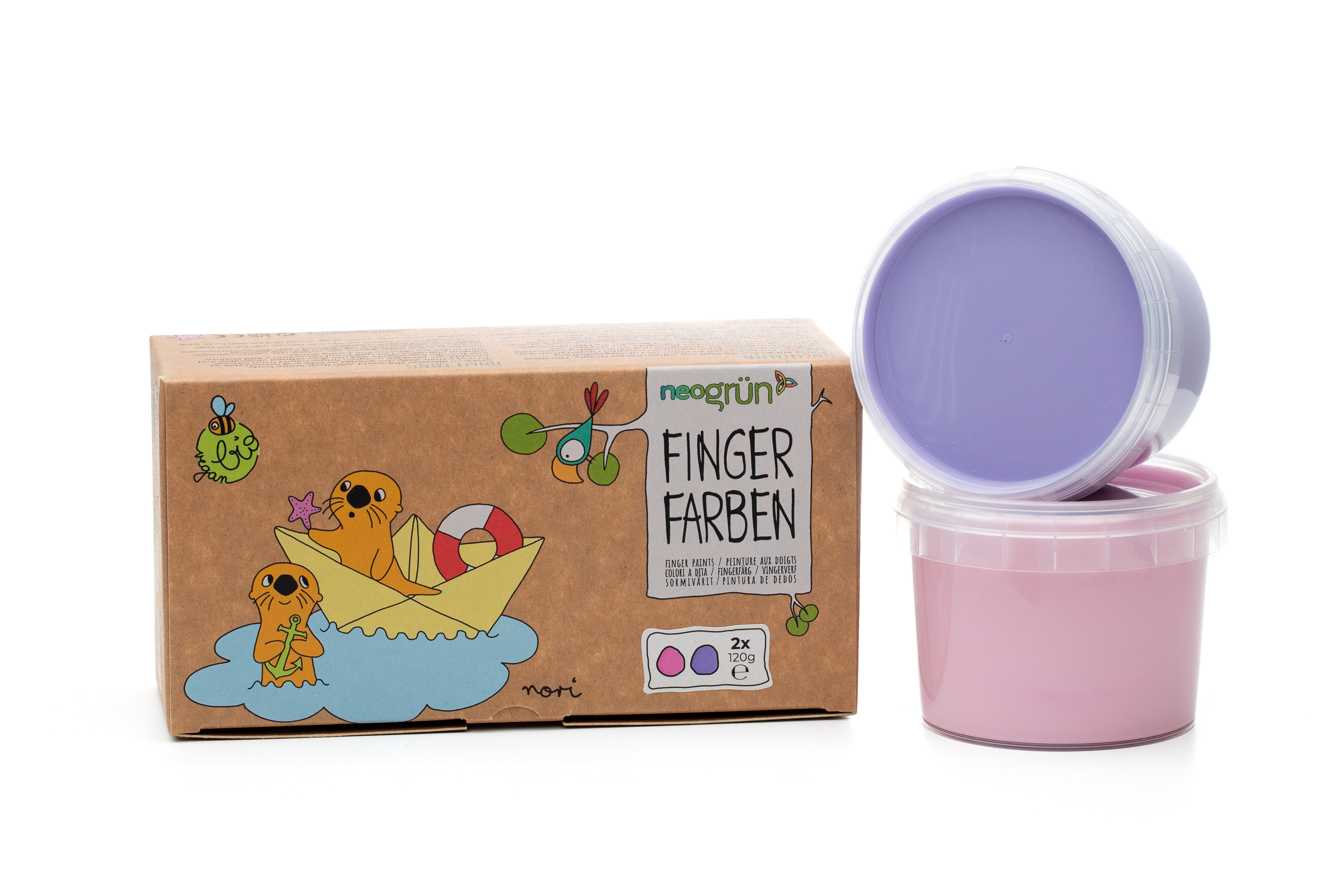 Neogrün | Vingerverf | Set Nori | Paars & Roze
