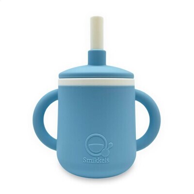 Smikkels | Kinderbeker met oren | Blauw