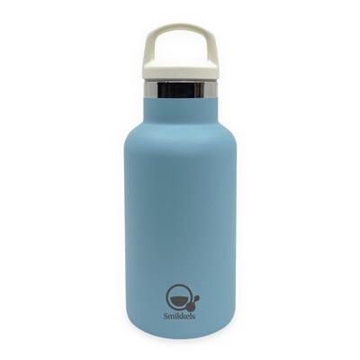 Smikkels | RVS Thermos Drinkfles 350ml | Blauw