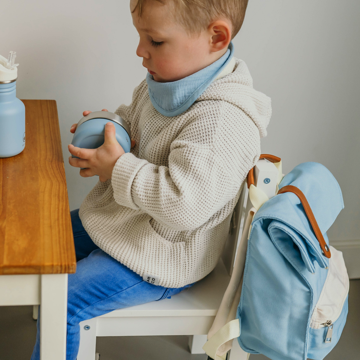 Smikkels | Duurzame kinderrugzak | Blauw