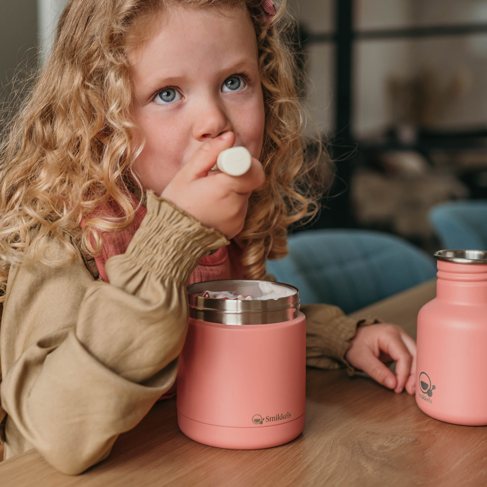 Smikkels | Thermos Lunchbakje | Roze