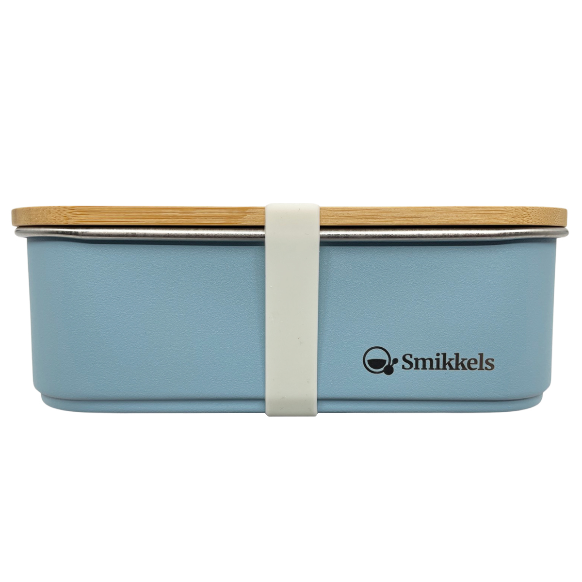 Smikkels | RVS Lunchbox | Blauw