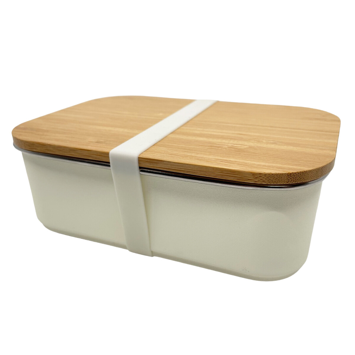 Smikkels | RVS Lunchbox | Zacht Wit