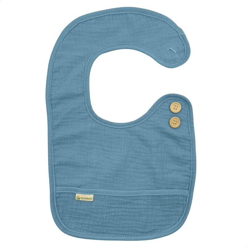 Smikkels | Katoenen Slab L | Blauw