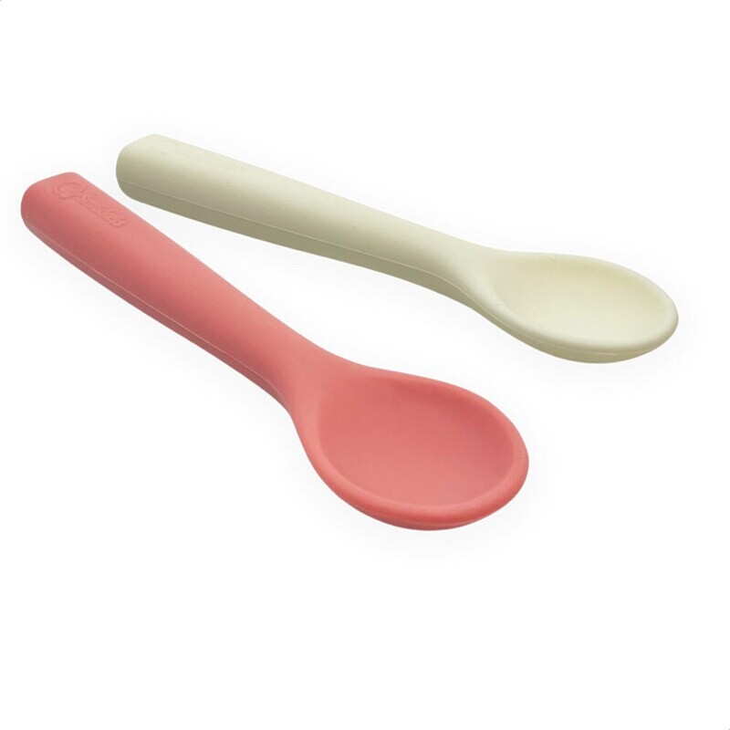 Smikkels | Siliconen Lepeltjes (Set)| Roze