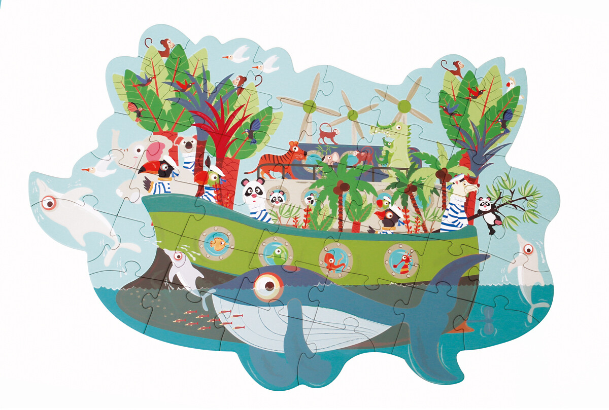 Scratch | Contour Puzzel | De Ark | 40 St.