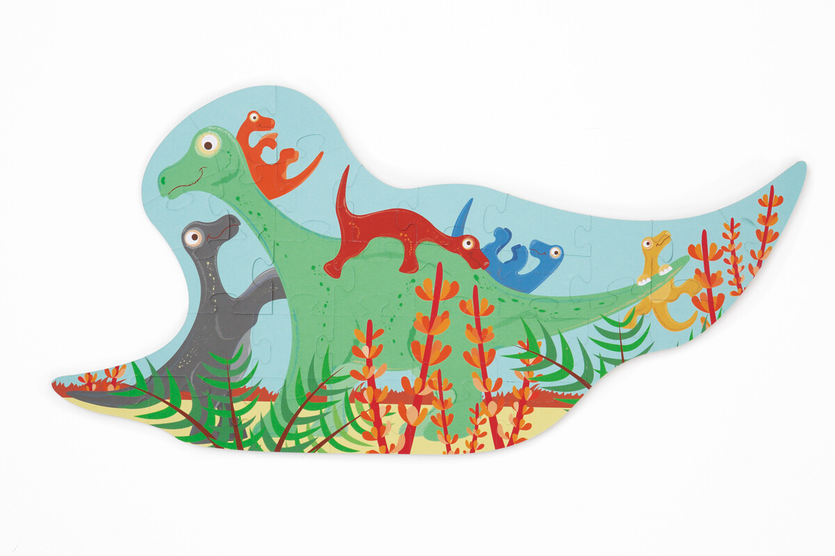 Scratch | Contour Puzzel | Dino | 30 st