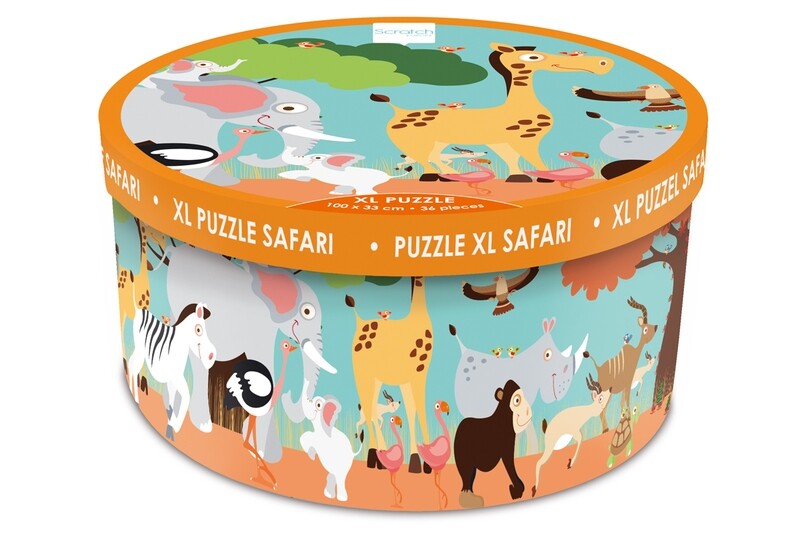 Scratch | Vloer Puzzel | Safari | 36 St.
