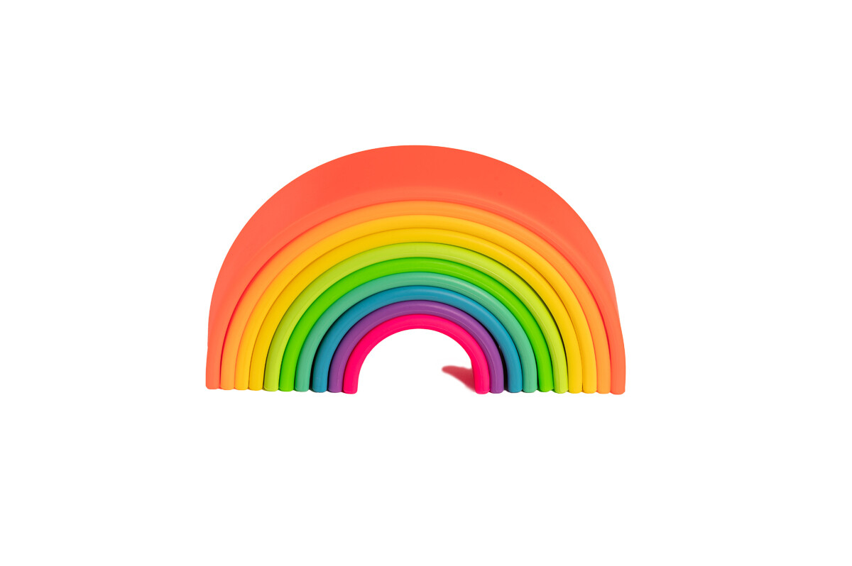 Dëna | Bijt - Stapelspeeltjes | Regenboog | Nëon
