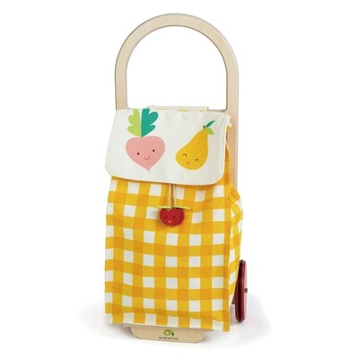 Tender Leaf Toys | Boodschappentrolley | Geel