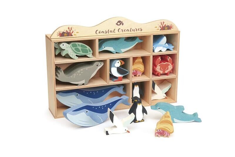 Tender Leaf Toys | Zeedieren Set | 11 St.