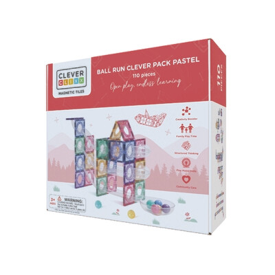 Cleverclixx | Ball Run Clever Pack Pastel |  110 stuks