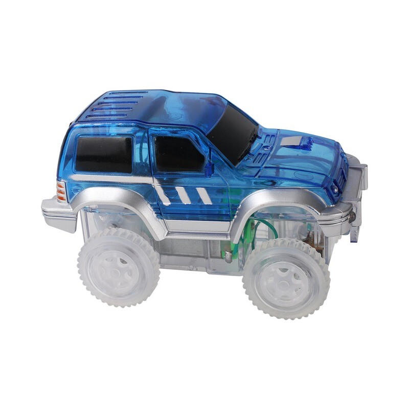 Cleverclixx | Race Track Car Blauw | 1 Stuk