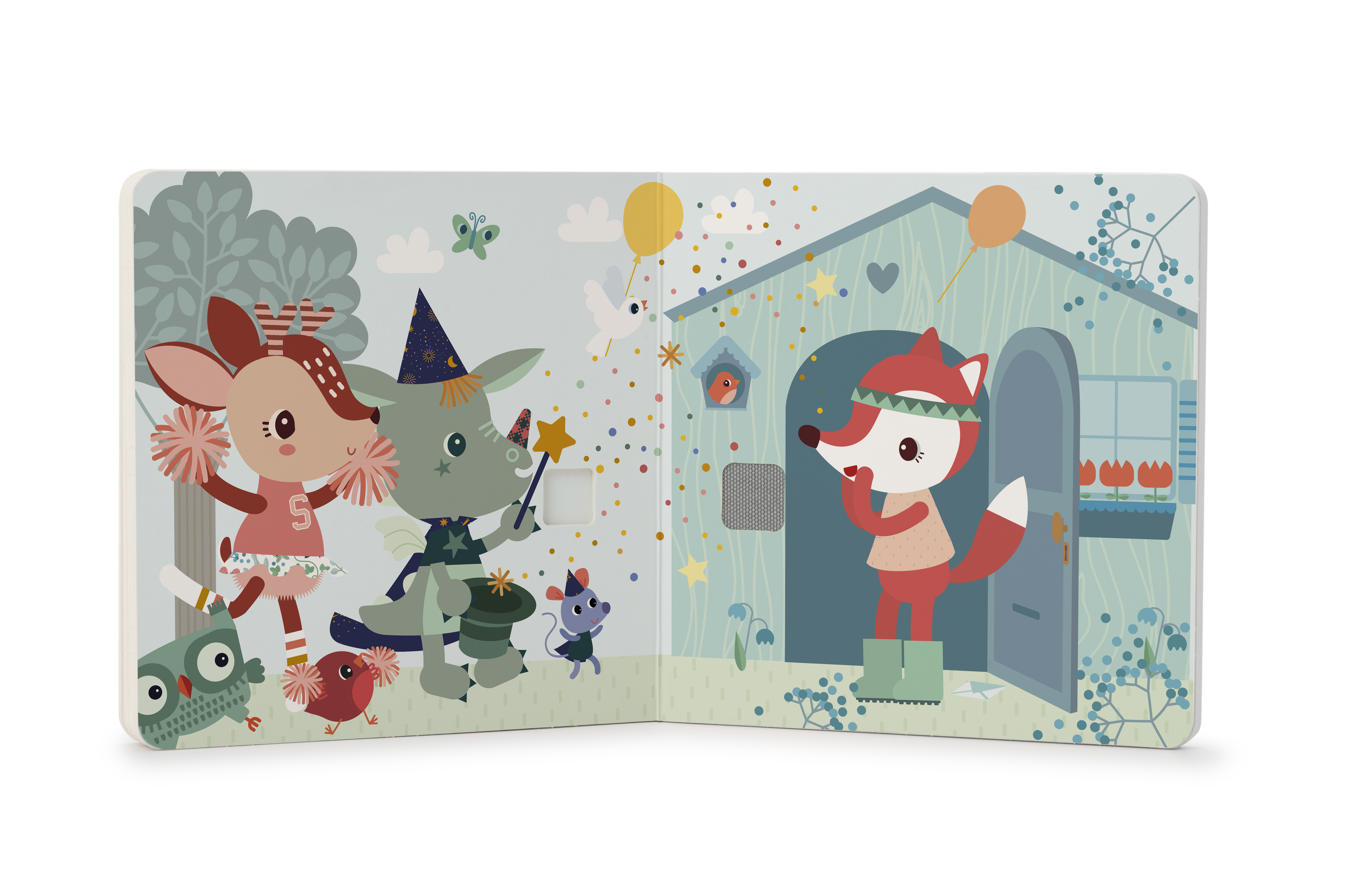 Lilliputiens | Happy forest | Voelboek met geluiden