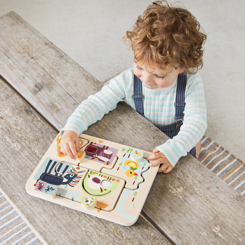 Lilliputiens | Schuifpuzzel Doolhof | Boerderij