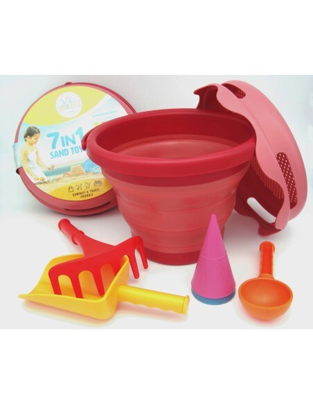 CompacToys | 7in1 Zand Speelgoed | Rood