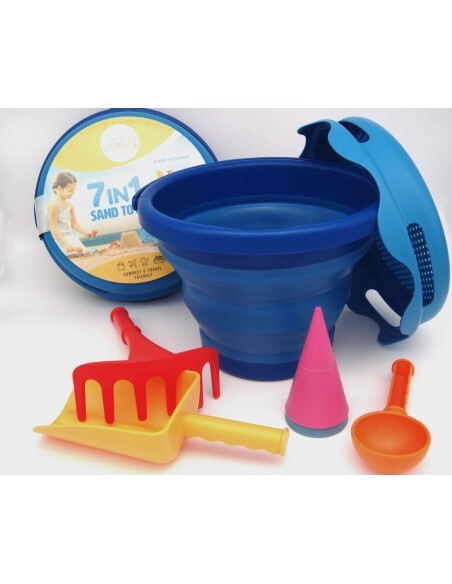 CompacToys | 7in1 Zand speelgoed | Blauw