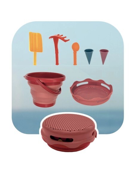 CompacToys | 7in1 Zand Speelgoed | Rood