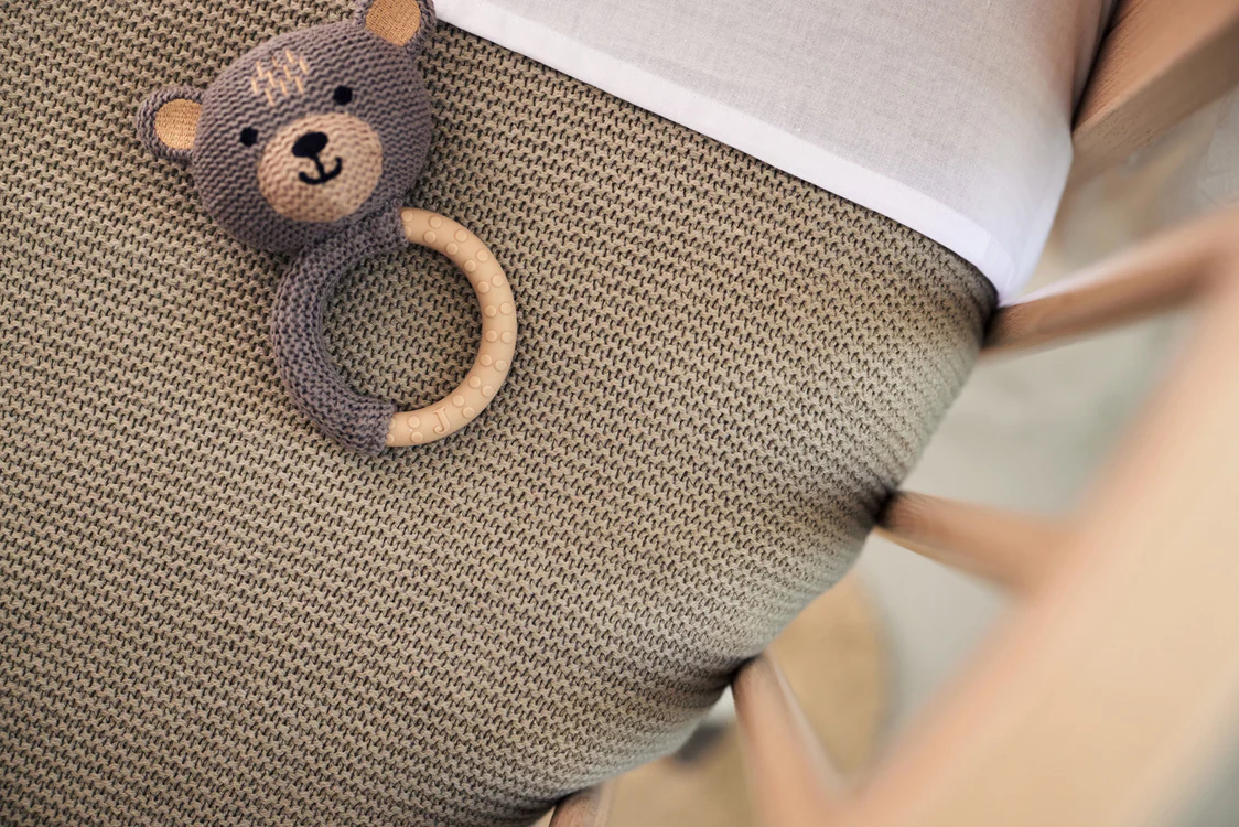 Jollein | Deken Wieg | Basic Knit | Olive Green