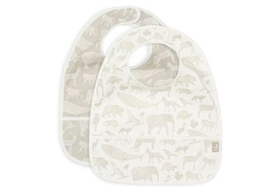 Jollein | Slab Waterproef | Animals Olive Green | 2 Stuks