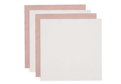 Jollein | Hydrofiele Doek 70x70cm | Wild Rose /Ivory | 4 Stuks