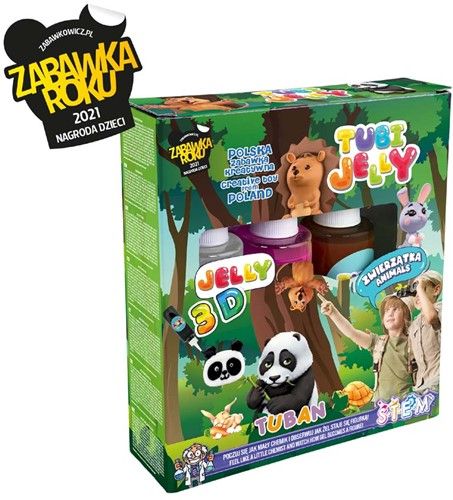 Tuban | Tubi Jelly Set 3 kleuren | Dieren