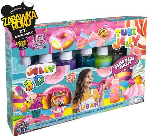 Tuban - Tubi Jelly Set 6 Kleuren – Sweets