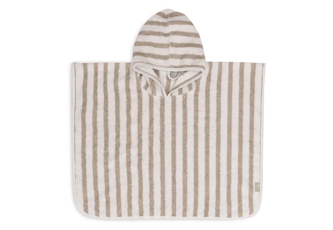Jollein | Badponcho | Stripe Terry Olive Green | GOTS