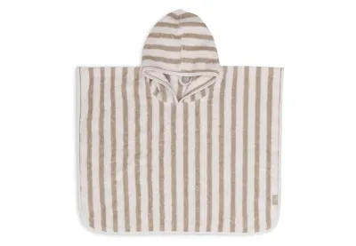 Jollein | Badponcho | Stripe Terry Olive Green | GOTS