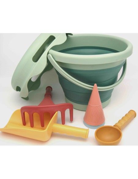 CompacToys | 7in1 Zand Emmer | Licht Groen