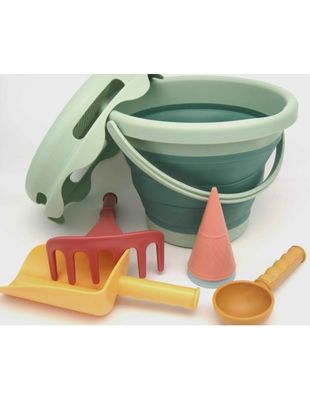 CompacToys | 7in1 Zand Emmer | Licht Groen