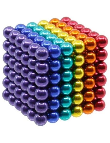 Magneet balletjes | Regenboog | 216 St.