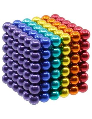 Magneet balletjes | Regenboog | 216 St.