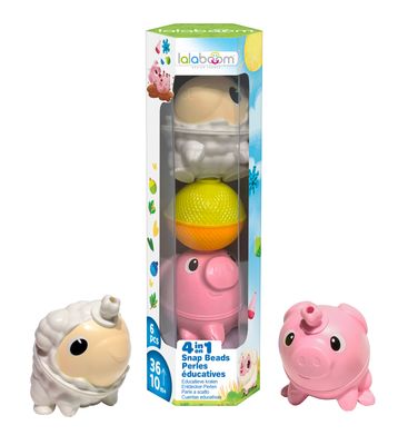 Lalaboom | Set Dieren 6 St. | Schaap en Varken