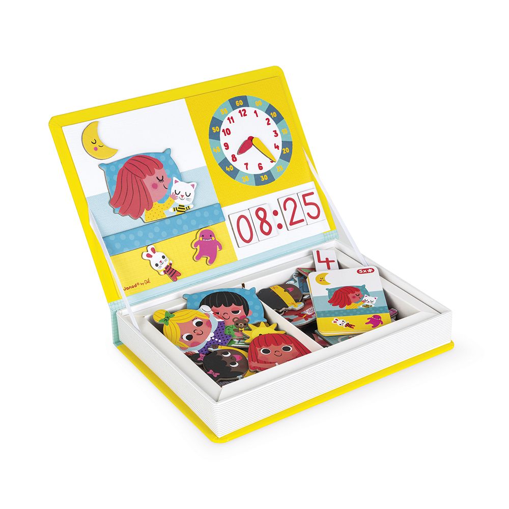 Janod | Magnetibook | Klok Kijken