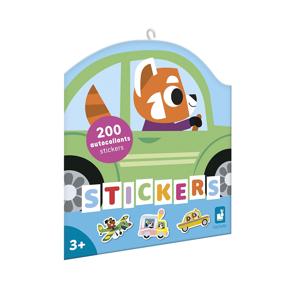 Janod | Stickers | Voertuigen 200 St.