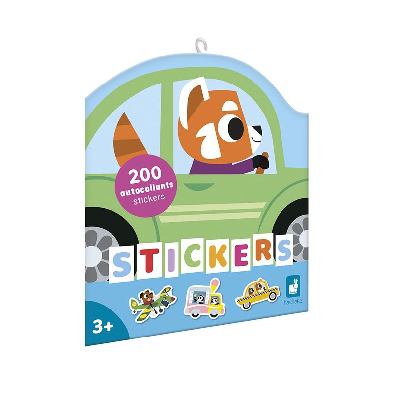 Janod | Stickers | Voertuigen 200 St.