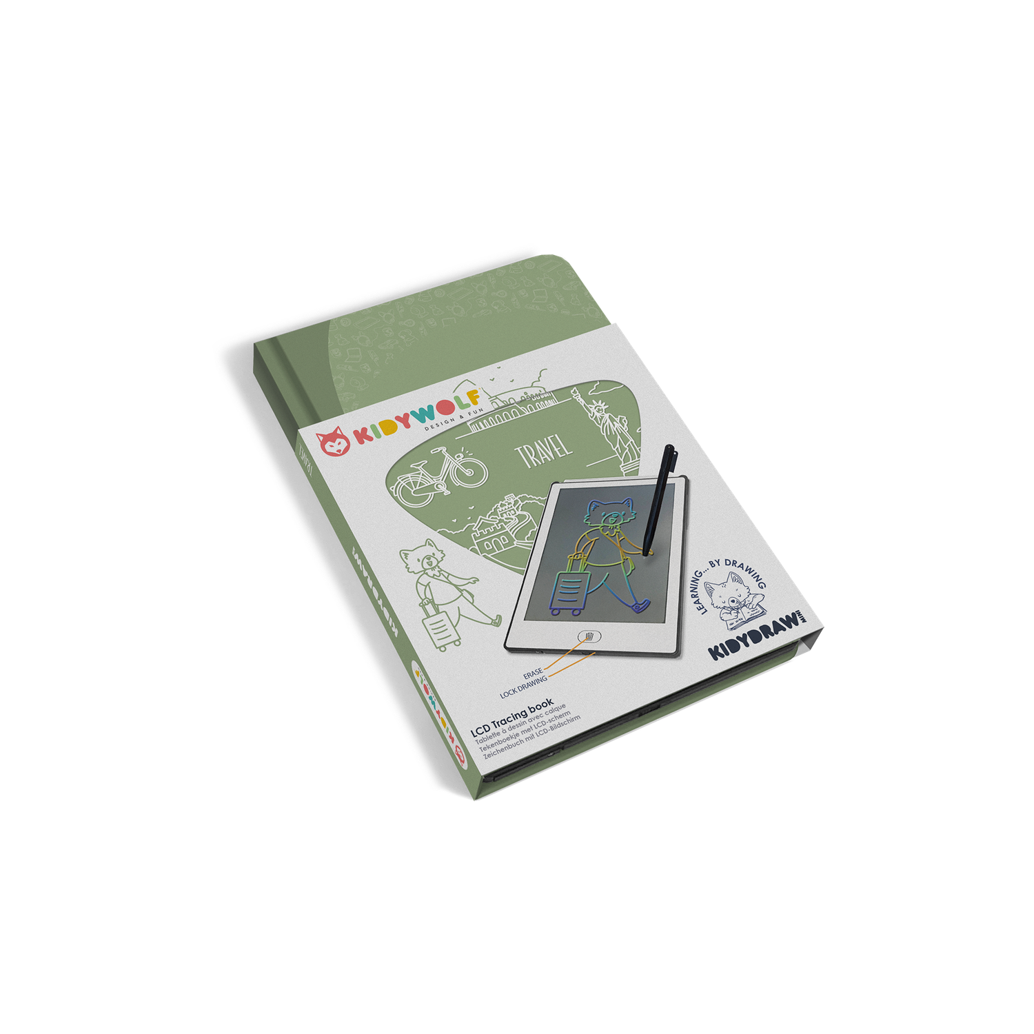 Kidywolf | Tekenbord | Kidydraw Mini | Travel