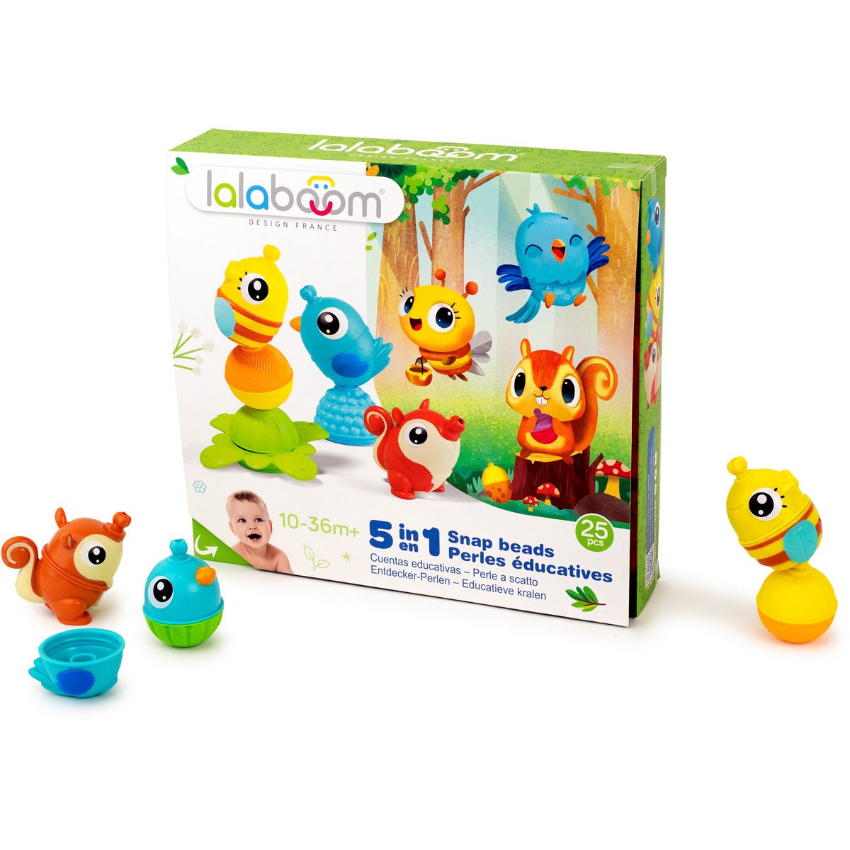 Lalaboom | Dieren Cadeaudoos | 25 St