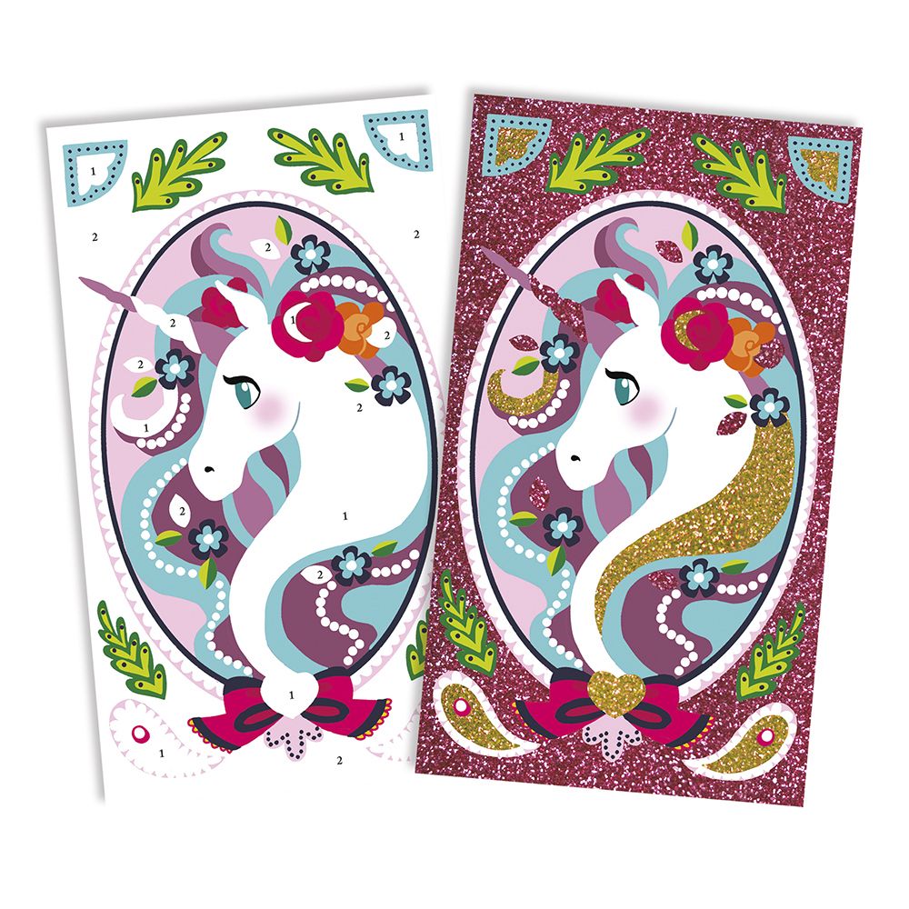 Janod | Knutselen | Glitter Eenhoorn