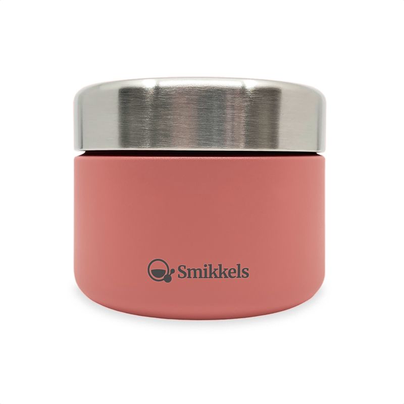 Smikkels | RVS Fruitbakje 420ml | Roze