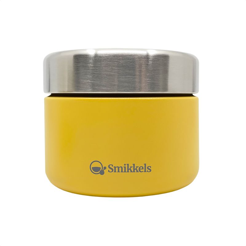 Smikkels | RVS Fruitbakje 420ml | Geel
