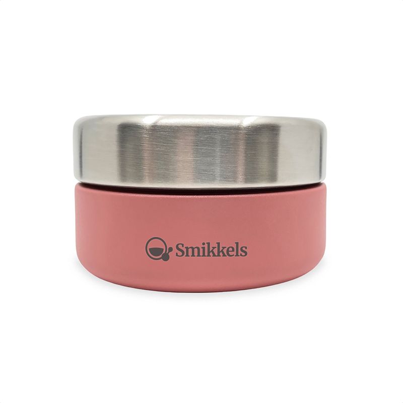Smikkels | RVS Fruitbakje 280ml | Roze