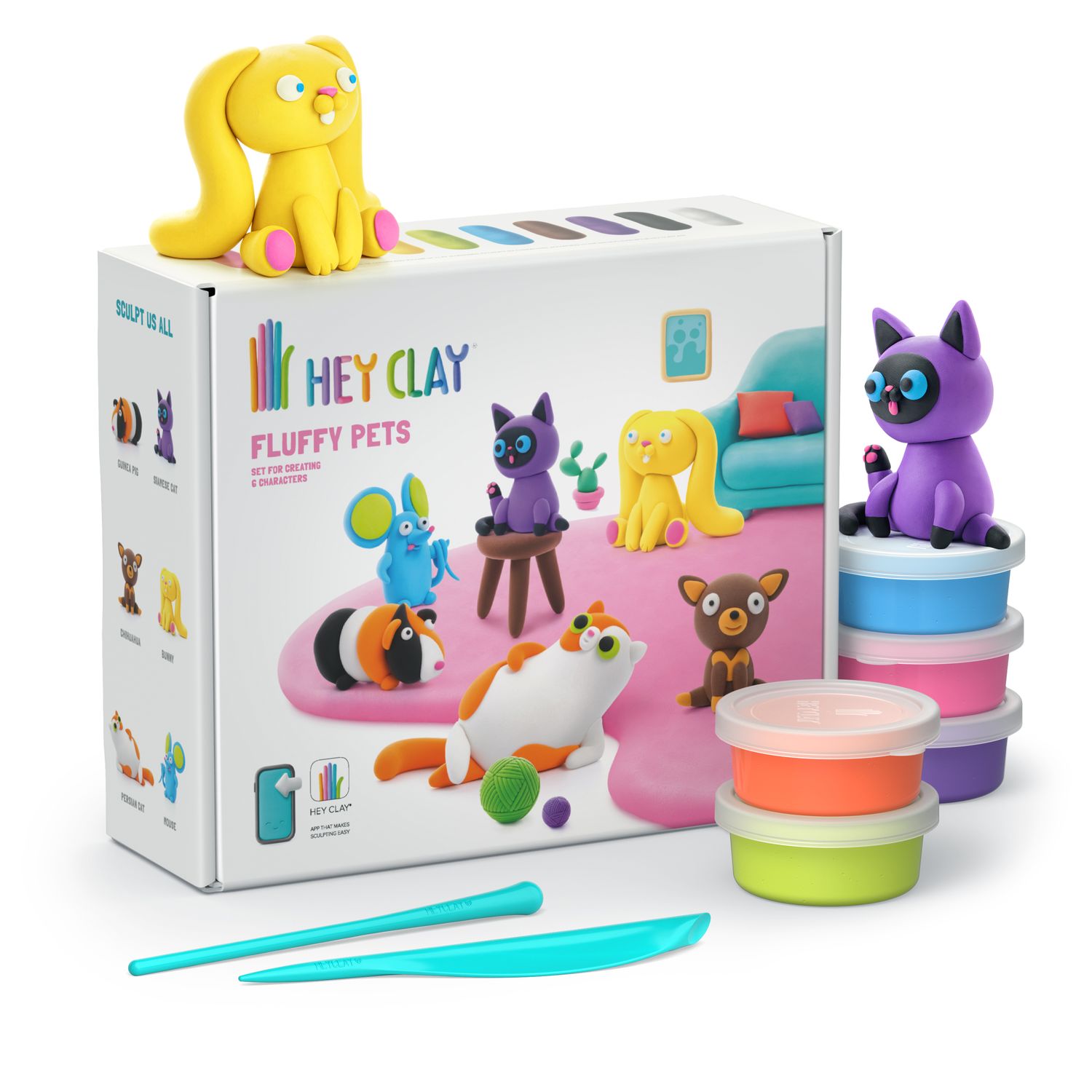 Hey Clay | Fluffy Dieren | 15 St.