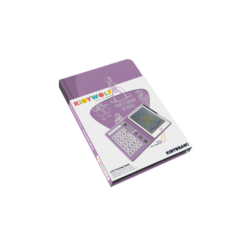 Kidywolf | Tekenbord | Kidydraw Mini | Prinsessen
