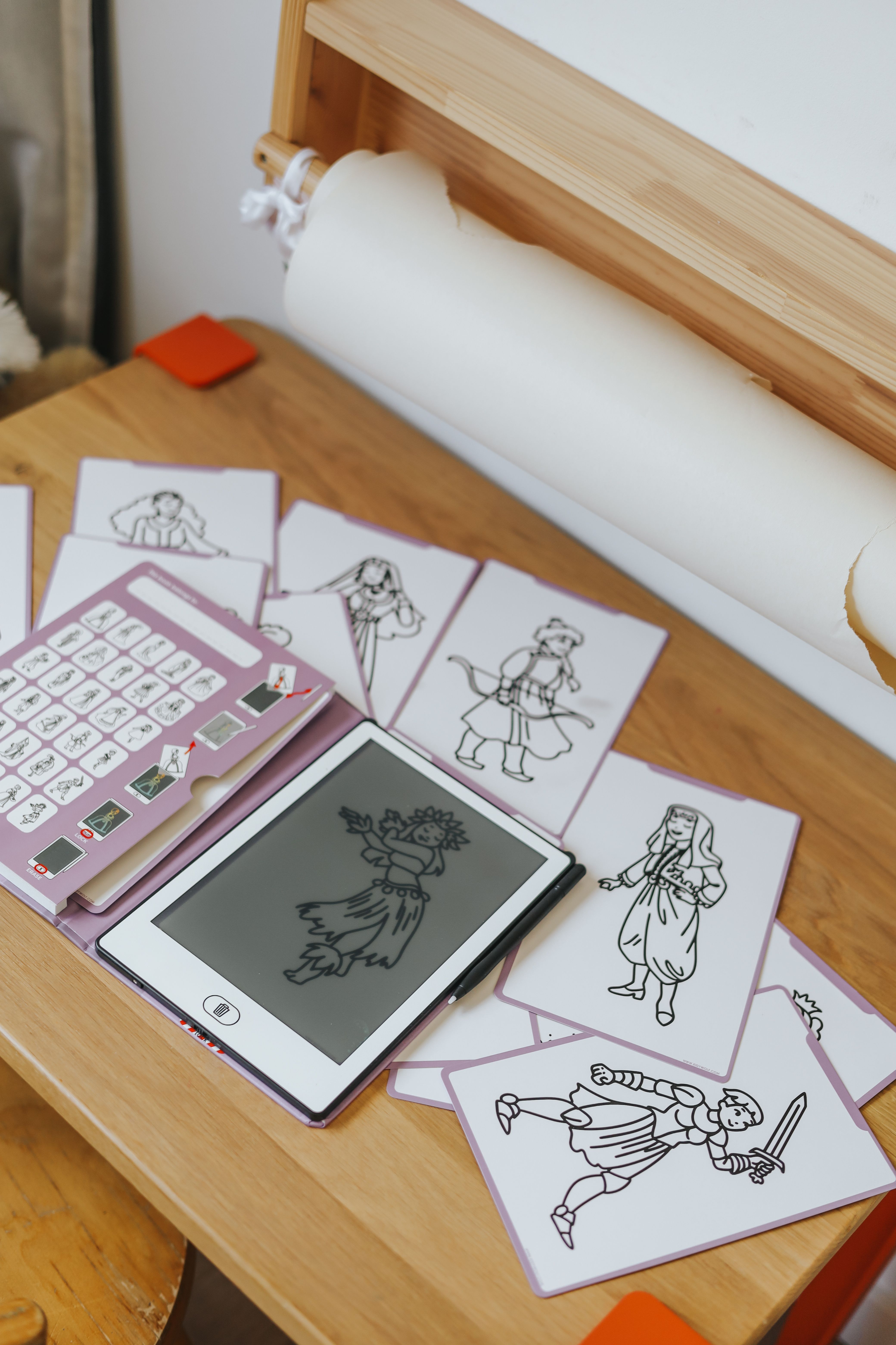 Kidywolf | Tekenbord | Kidydraw Mini | Prinsessen