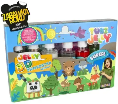 Tuban - Tubi Jelly Set 6 Kleuren – Dieren