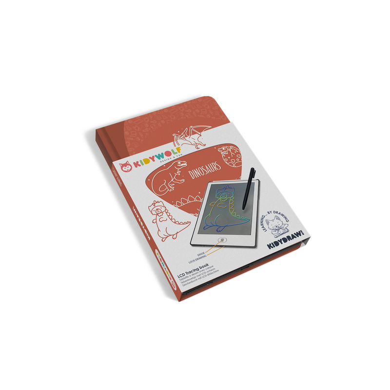 Kidywolf | Tekenbord | Kidydraw Mini | Dinosaurus