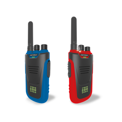 Kidywolf | Kidytalk Walkie Talkie | Blauw - Rood