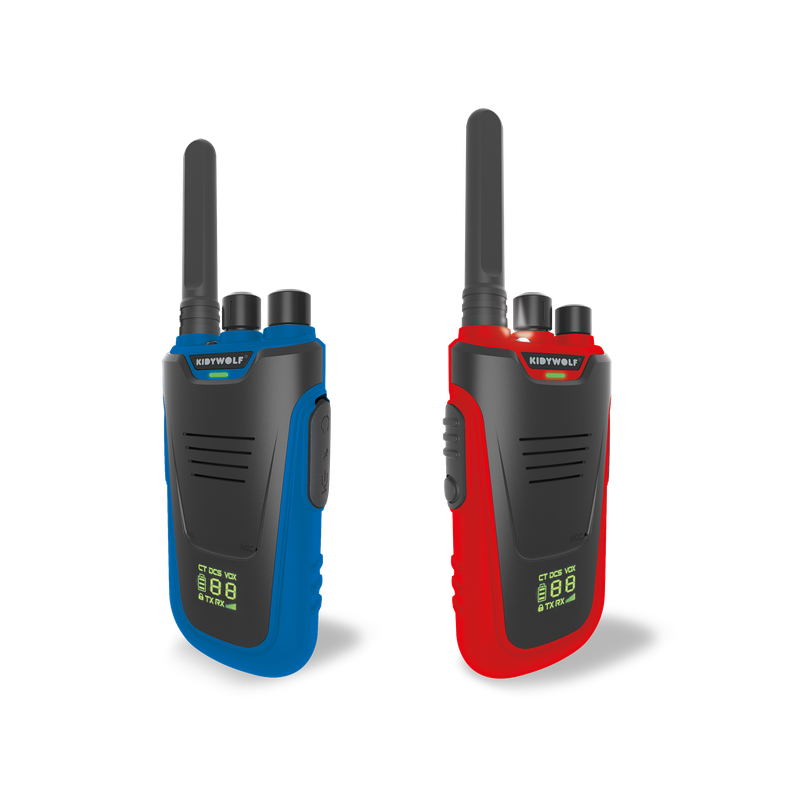 Kidywolf | Kidytalk Walkie Talkie | Blauw - Rood